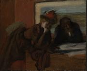 Edgar Degas Causerie Sweden oil painting artist